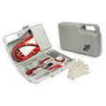 30 Piece Complete Emergency Road Side Tool Kit in Case